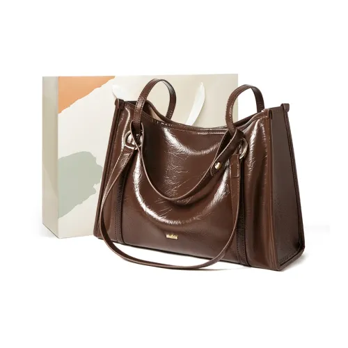 15 MINS Сумка Tote из синтетической кожи сумка через плечо женская кофейного экрю цвета