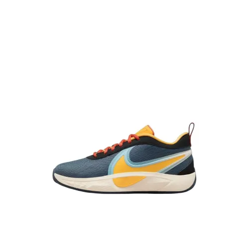 Nike Детские баскетбольные кроссовки Low Топ Морской синий Kids