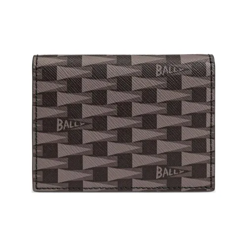 BALLY Кошелек из коровьей кожи Мужской Коричневый Кофейный