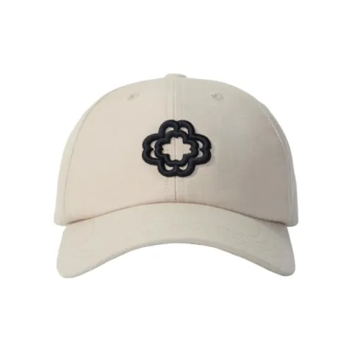 Maje Linen Cotton Polyester Caps Unisex Light Umber