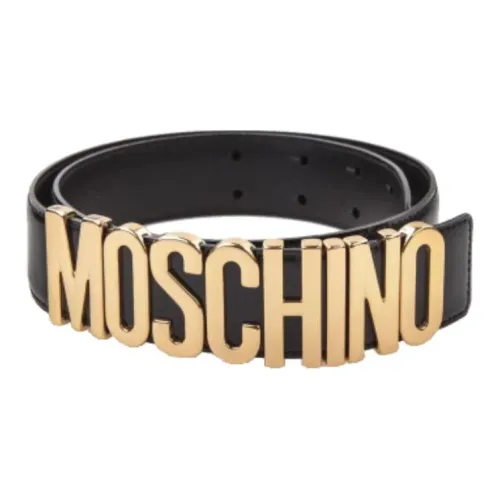 MOSCHINO Металлические кожаные ремни для женщин