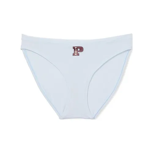 Victoria's Secret Розовый Хлопок Боковая сторона Галстук Бикини Трусы HPBG Нижнее белье Женские 1 упаковка Синий