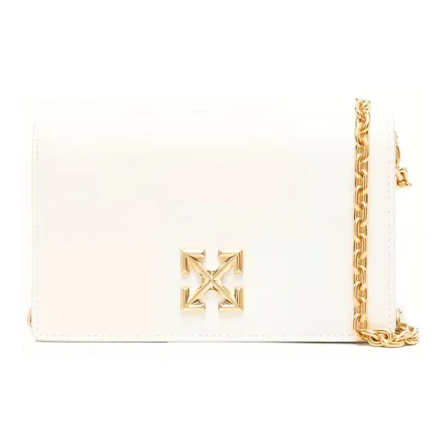 Off Белый Телячья кожа Сумка через плечо Сумка на плечо Женская Белая