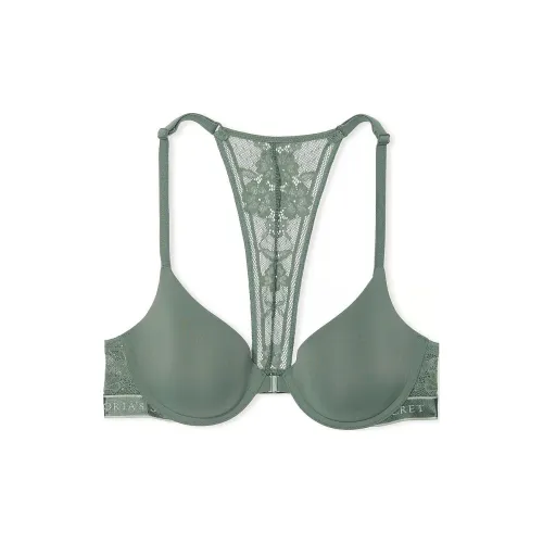 Victoria's Secret The T Рубашка Легко Подкладанная Хлопок Demi Бюстгальтер Выцветший Шалфейный Бюстгальтер Женские Зеленый