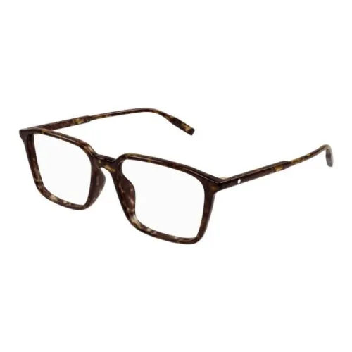 MONTBLANC Ацетат Квадратные Оправы для Очков Мужские Черепаховый