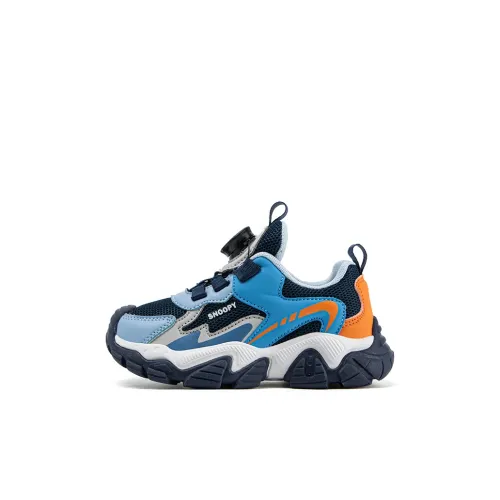 SNOOPY Slip-resistant амортизация и дышащие детские повседневные туфли темно-синие синие