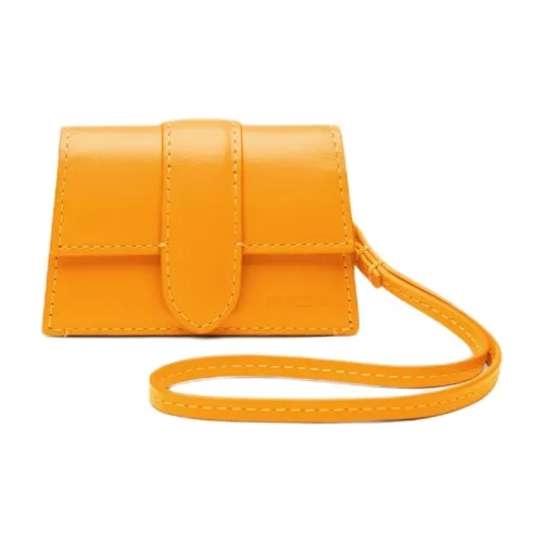 Jacquemus Чехол для наушников из коровьей кожи Mini Женский Orange