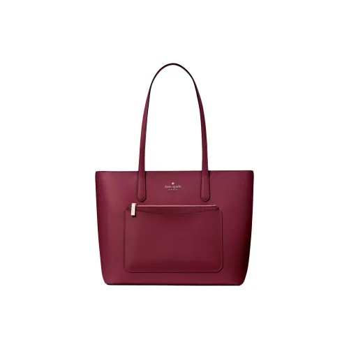 Kate Spade Staci Крестообразная текстура PVC Тоут Сумка Сумка для покупок Сумка на плечо Сумка Женская Ежевика Jams