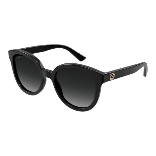 GUCCI Переработанный ацетат Кошачий глаз Солнцезащитные очки Женские Черный