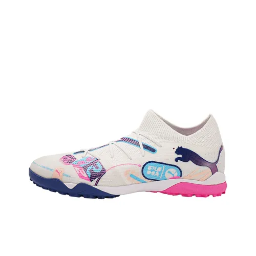PUMA FUTURE 7 MATCH TF Шипы Искусственный Шипы Противоскользящие Устойчивые к Износу Футбольные бутсы Унисекс Белый