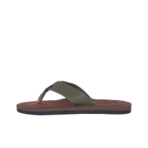 BARBOUR Быстросохнущий Шлепанцы Мужской Зеленый