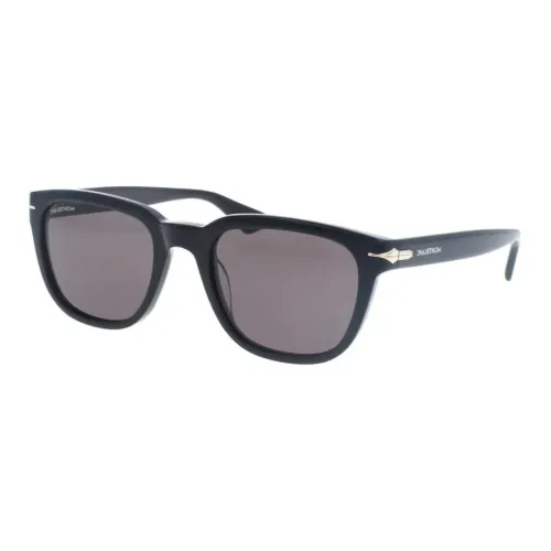 MONTBLANC Ацетат Квадратные Солнцезащитные Очки Мужские Черные