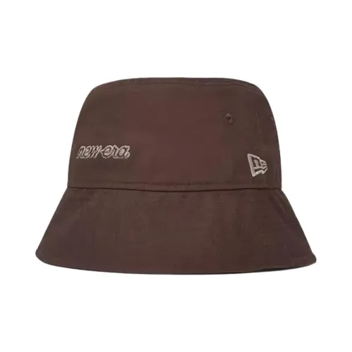 New Era Cotton Bucket Hats Унисекс Черный Ореховый