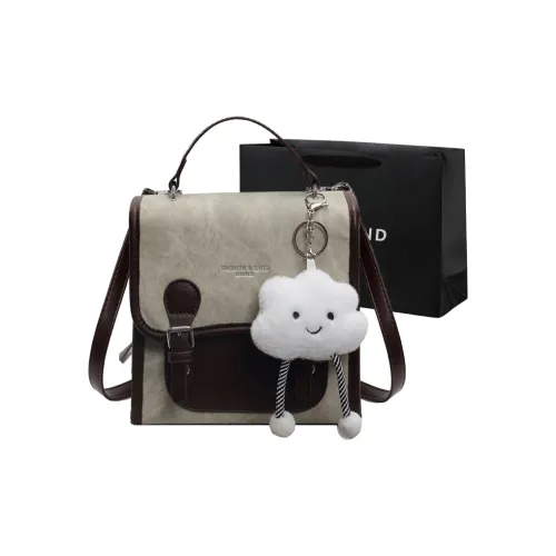 PINK·LAND ПУ (полиуретан) Портативный Одно плечо Через плечо Рюкзак Обычный Женский Многоцветный