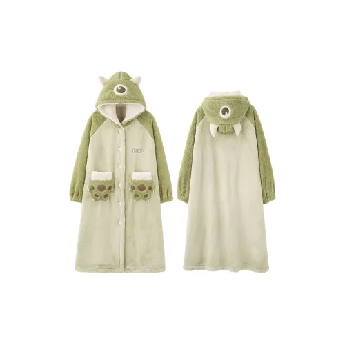 Tianmicat Банные халаты Женские Зеленый