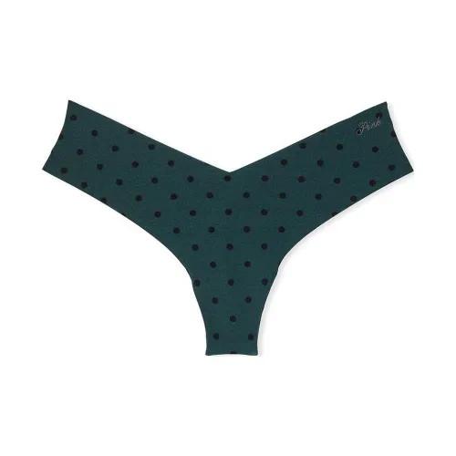 Victoria's Secret Розовый No Show High Нога Стринг Panty BFWBDP Нижнее белье Женские 1 шт Зеленый