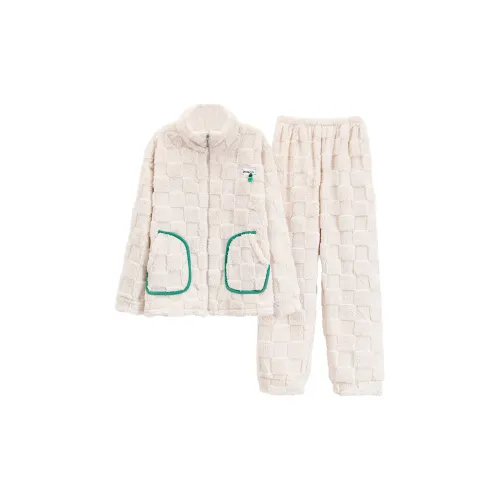 The Story Of The Flower Season Пижама Набор Женские Белые