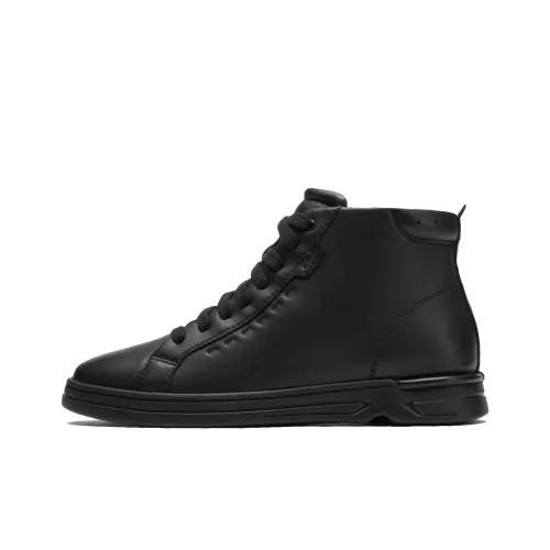 Clarks Casual Высокие Кеды Черные 261803424 Женские