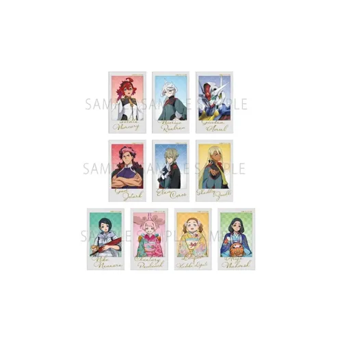 KADOKAWA Mobile Suit Gundam Warrior The Sorceress of Mercury Collection Полароид Фото Карта Камера Альбом Набор