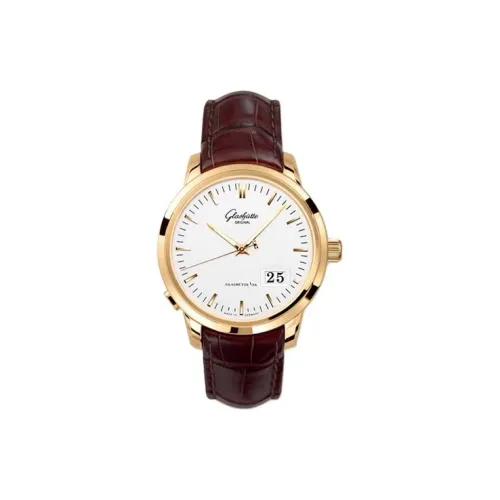 Glashütte Original Автоматический Механический Механизм Мужские Часы 40,1мм*11,3мм Белый