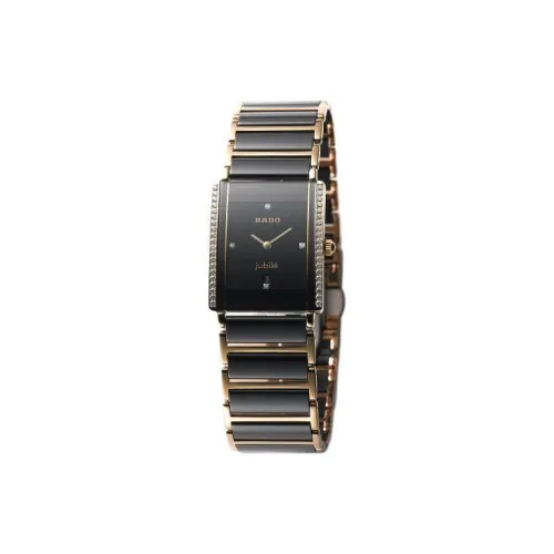 RADO Кварцевый механизм Мужские часы Precision Ceramics Collection 29мм*24мм*7мм Черный