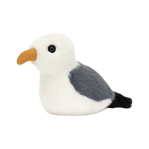 JELLYCAT Коллекция птиц Птица Gull Куклы Плюшевая кукла 10 см Высота