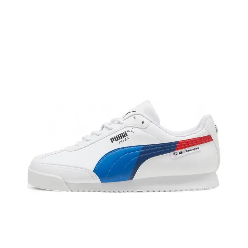 PUMA BMW MMS Roma Via Низкий Топ Повседневная Обувь Мужская Белая