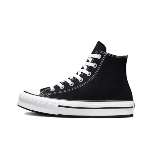 Converse Chuck Taylor All Star Детские кеды High Топ Черный/Белый Школьный возраст