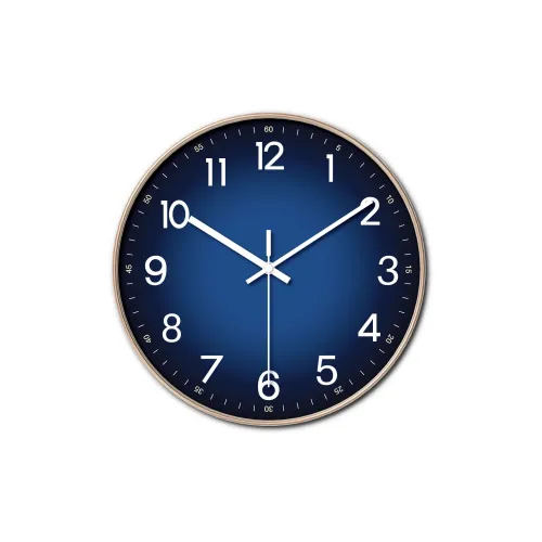 Nolros Кварцевый Movement Унисекс Настенные часы Черный