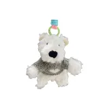 Вест-хайленд подвеска + серый свитер [вязаные ткани, стиль позиционирования]