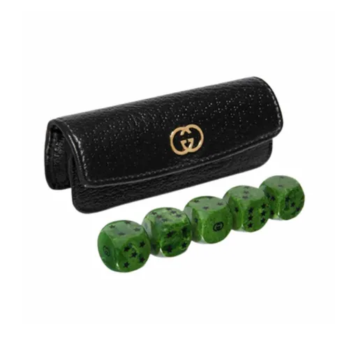 GUCCI Блокировка Застежка Двойной G Элемент Кубик Набор Trend-Based Products Зеленый