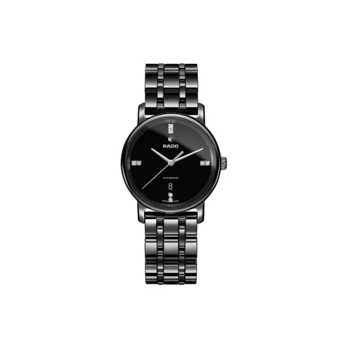 RADO DiaMaster Collection Автоматический Механический Механизм Женские Часы 33 мм Черный Циферблат Керамические Оправа Керамический Ремешок