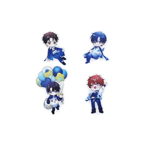 BEMOE Кошка Ухо FM Лазерный Годовщина Памятный Q POP Акрил Refrigerator Магнит Мерч по IP