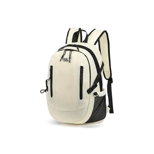 TAKI Nylon Backpack Standard Unisex Black White TAKI Нейлон Рюкзак Стандартный Унисекс Черный Белый