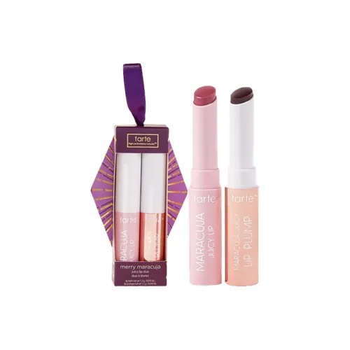Tarte Рождество Limited Lipstick Duo Подарочный набор Помада #Гибискус 1,3г + Помада #honeysuckle 1,3г