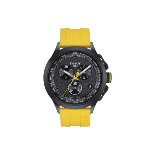 TISSOT Quartz Механизм Мужские часы Race Collection 45 мм Черные