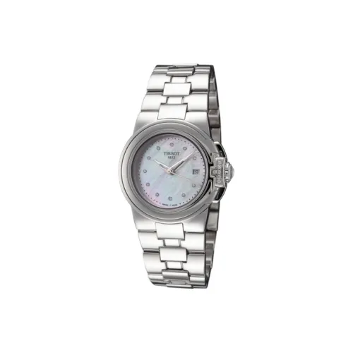 Tissot Quartz Movement Женские T Lady Collection Часы 31,15 мм Жемчужная раковина Цвет