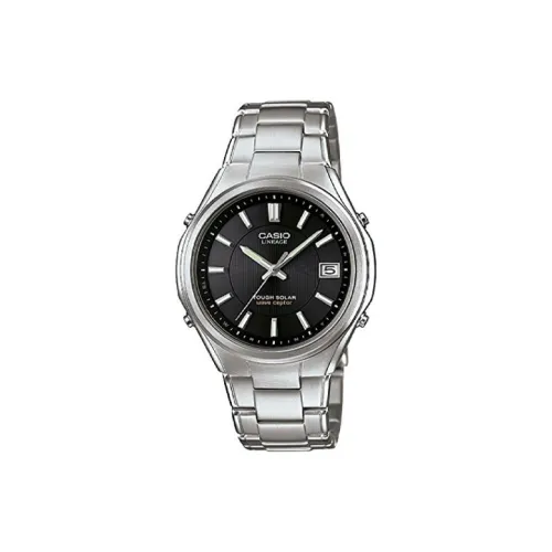 CASIO Кварцевый механизм Мужские часы 38,1 мм Черный