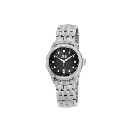 Oris Artist Series Автоматический Механический Механизм Женские Часы 31 мм Черный Циферблат Стальные Часы