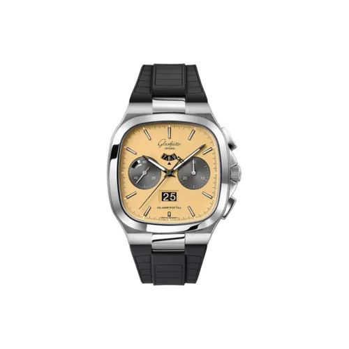 GLASHUTTE ORIGINAL Vintage Collection Автоматический Механический Механизм Мужские Часы Часы Желтый Циферблат