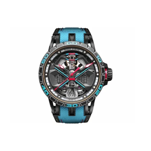 Roger Dubuis Автоматический Механический Часы Мужские Kings Racing Series 45 мм Скелет