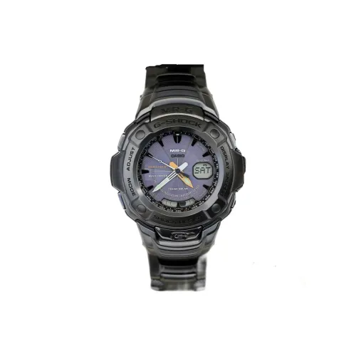 CASIO G-SHOCK MR G Коллекция Кварцевый механизм Титановый сплав Ремешок Часы Мужские Черный циферблат