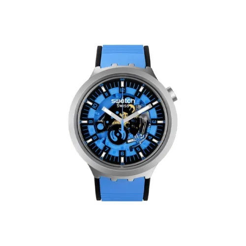 Swatch Quartz Механизм Мужские часы 47 мм Скелет