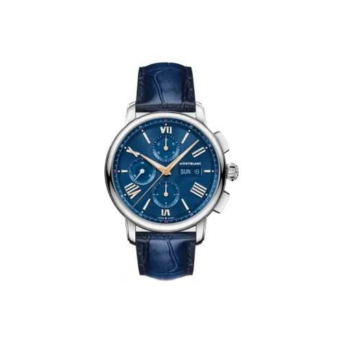 MONTBLANC Celebrity Collection Автоматический Механический Часы Унисекс 43 мм Синий Циферблат