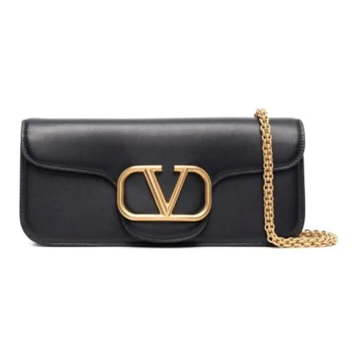 Valentino Телячья кожа Сумка через плечо Женская Черная