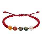 Браслет "Пять Богов Богатства" [Красная Нить]