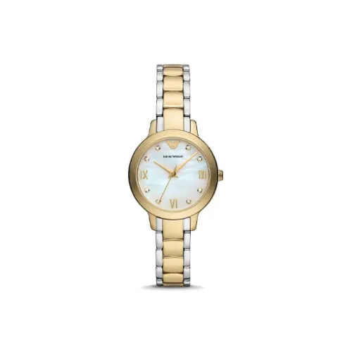 EMPORIO ARMANI Кварцевый механизм Женские часы 32 мм Белый