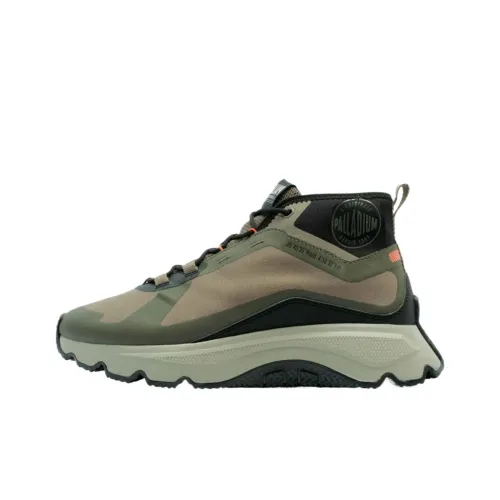 Палладий Abrasion Resistant MID Топ Винтажные баскетбольные кроссовки Мужской Зеленый