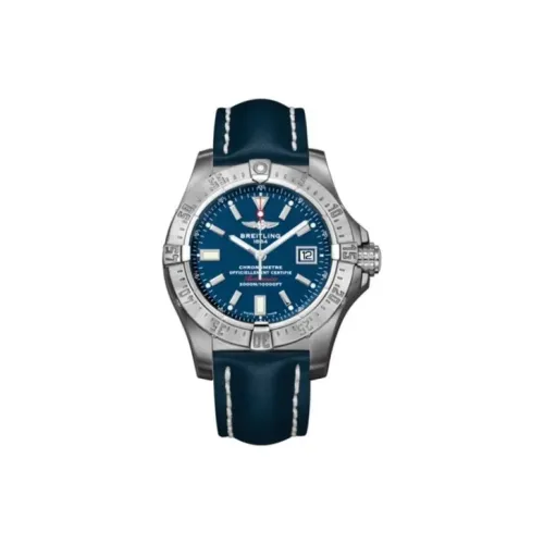 Breitling Автоматический Механический Мужской Часы Avenger 45 мм Синий