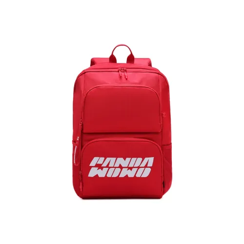 HLA Panda Wowo Series Полиэстер Рюкзак Стандартный Унисекс Красный